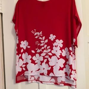 Cap sleeve cool summer top; like new